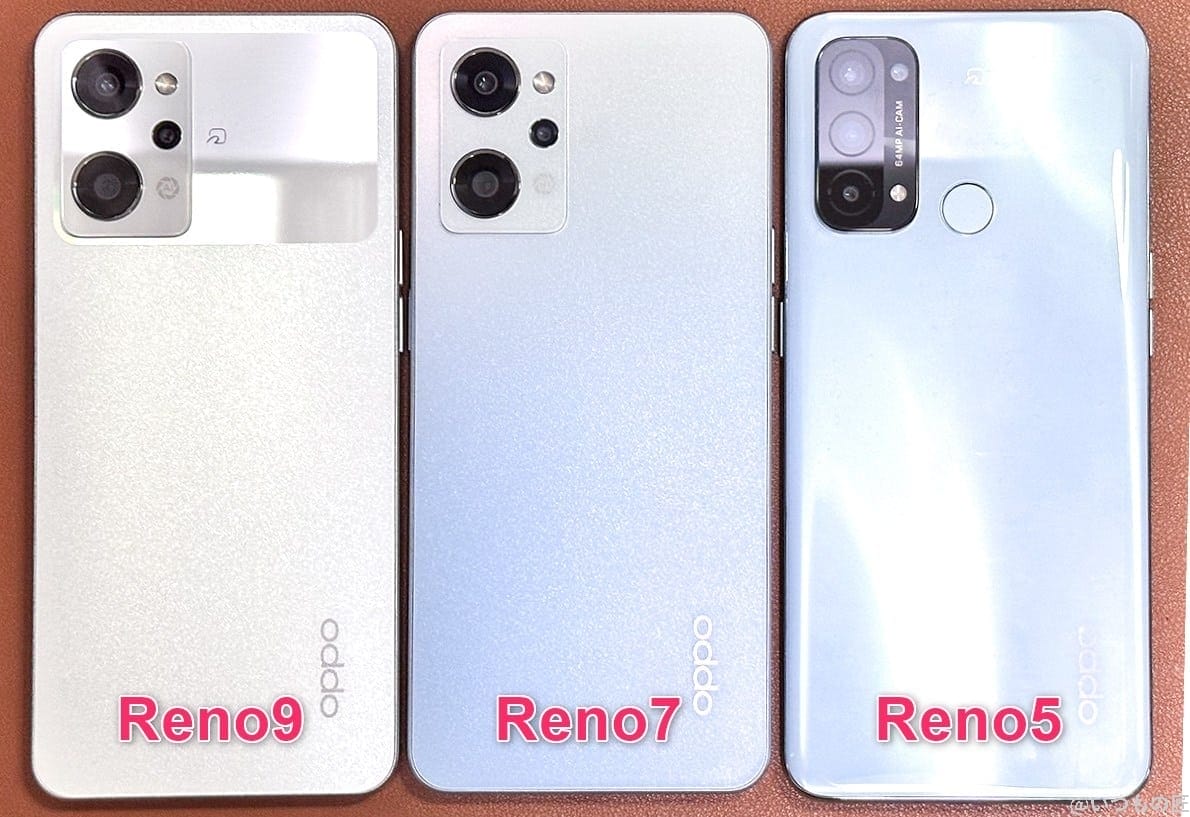 oppo-reno9a-reno7a-reno5a-compare | スマホを検証してみた Reno9 / Reno7 / Reno5 比較