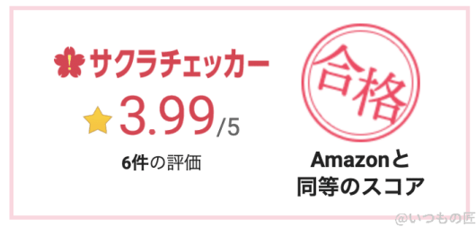 sakura-checker4 | スマホを検証してみた サクラチェッカーの結果:3.99