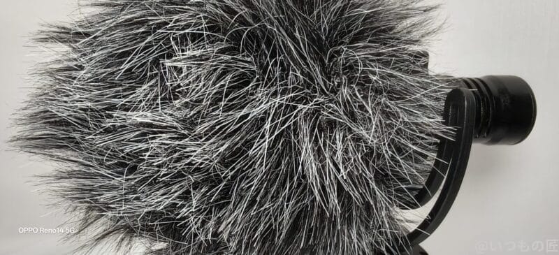 OPPO Reno14 5G カメラ たくさん毛がついた機材